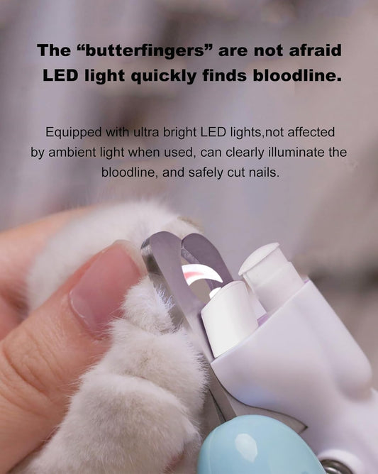 Side profile of whale shaped Ginalaia pet nail trimmer