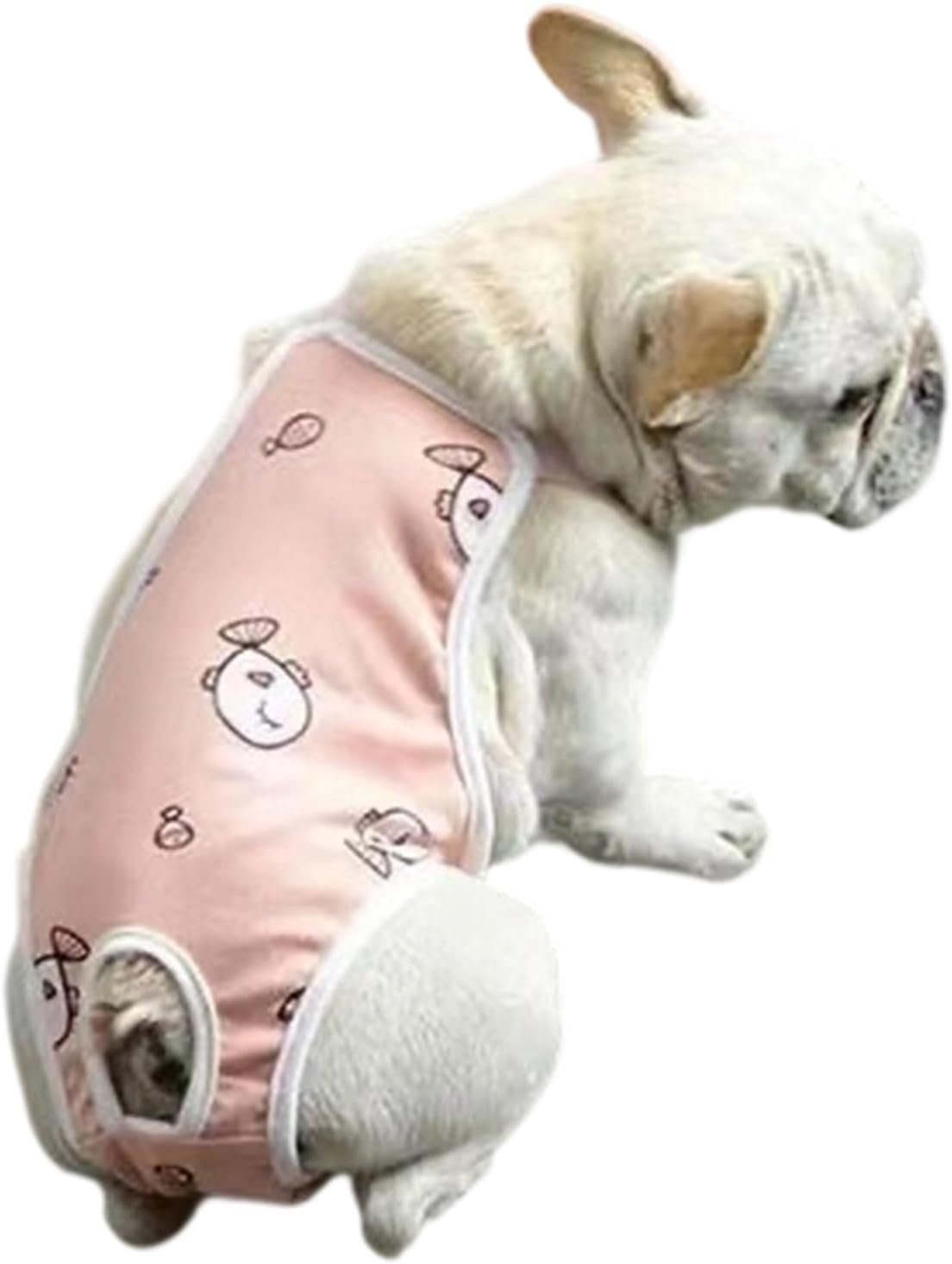 Back view of the escape proof dreamls dog suspender jumpsuit for small medium dogs.