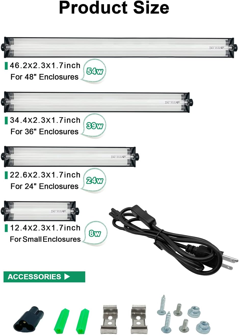Packaging and included accessories for the Ycxydr light kit