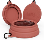 OHMO Spill Proof Collapsible Dog Water Bowl 24oz for Cars, No Splash Portable Bowls for Dog Travel, Dishwasher Safe, Pet Essentials for Road Trips, Cat Travel Accessories - Image 10