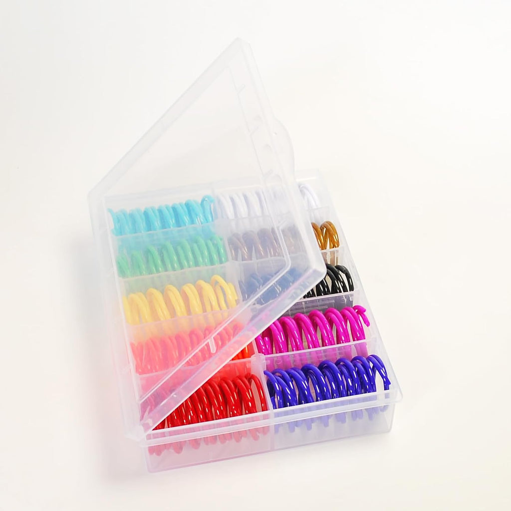 Close up view of the thick plastic construction of joyarrive cat springs designed for safe chewing