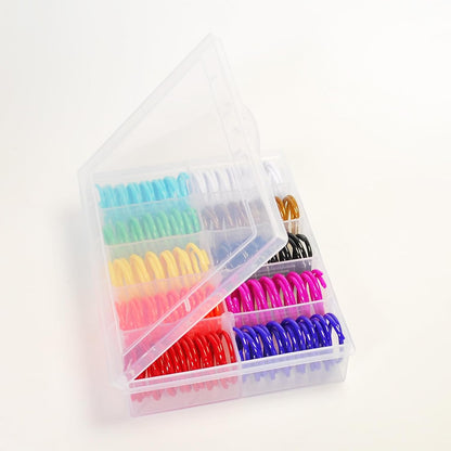 Close up view of the thick plastic construction of joyarrive cat springs designed for safe chewing