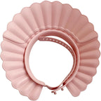Hooyee baby shower cap in pink lotus front view on white background