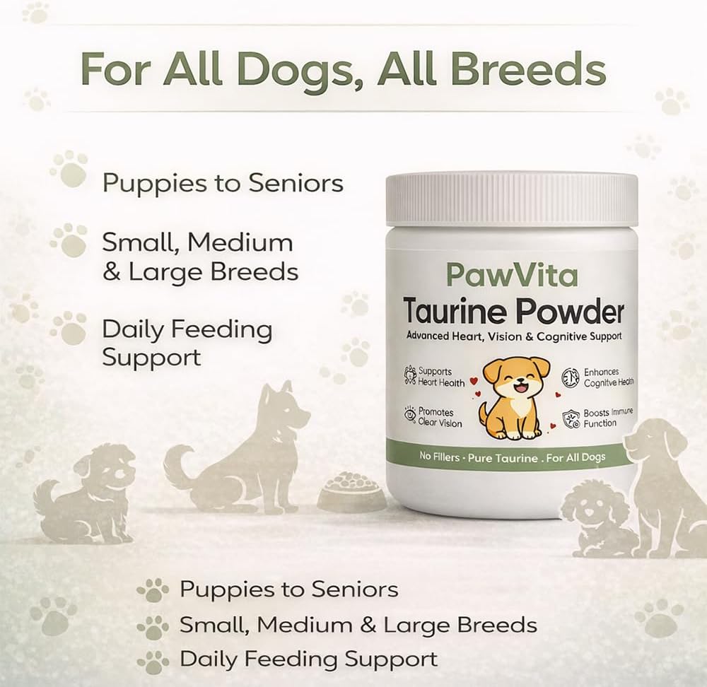 USA imported pure taurine amino acid supplement mixed into pet food