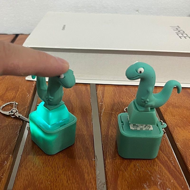 Side view of the portable animal keychain with USB charging port