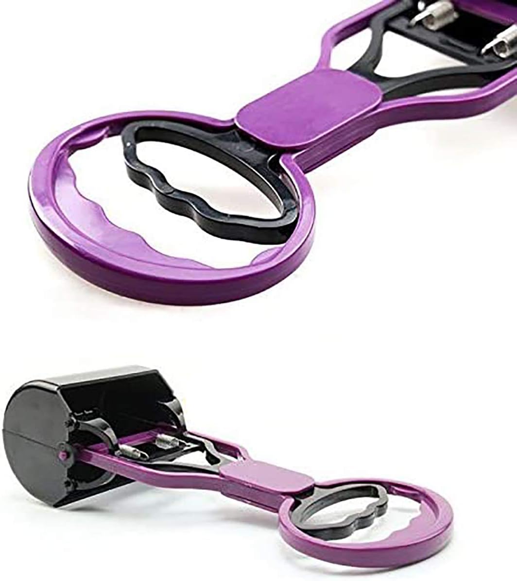 One handed operation pet waste management tool for dogs and cats.