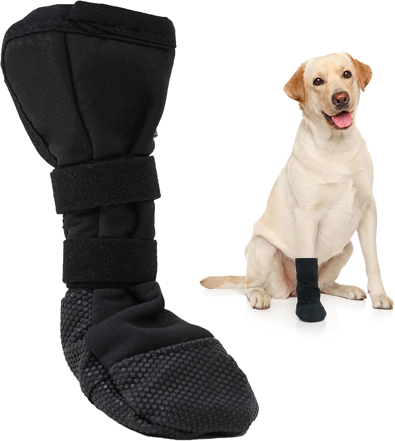 Set of Ikipuko dog boots for injury protection