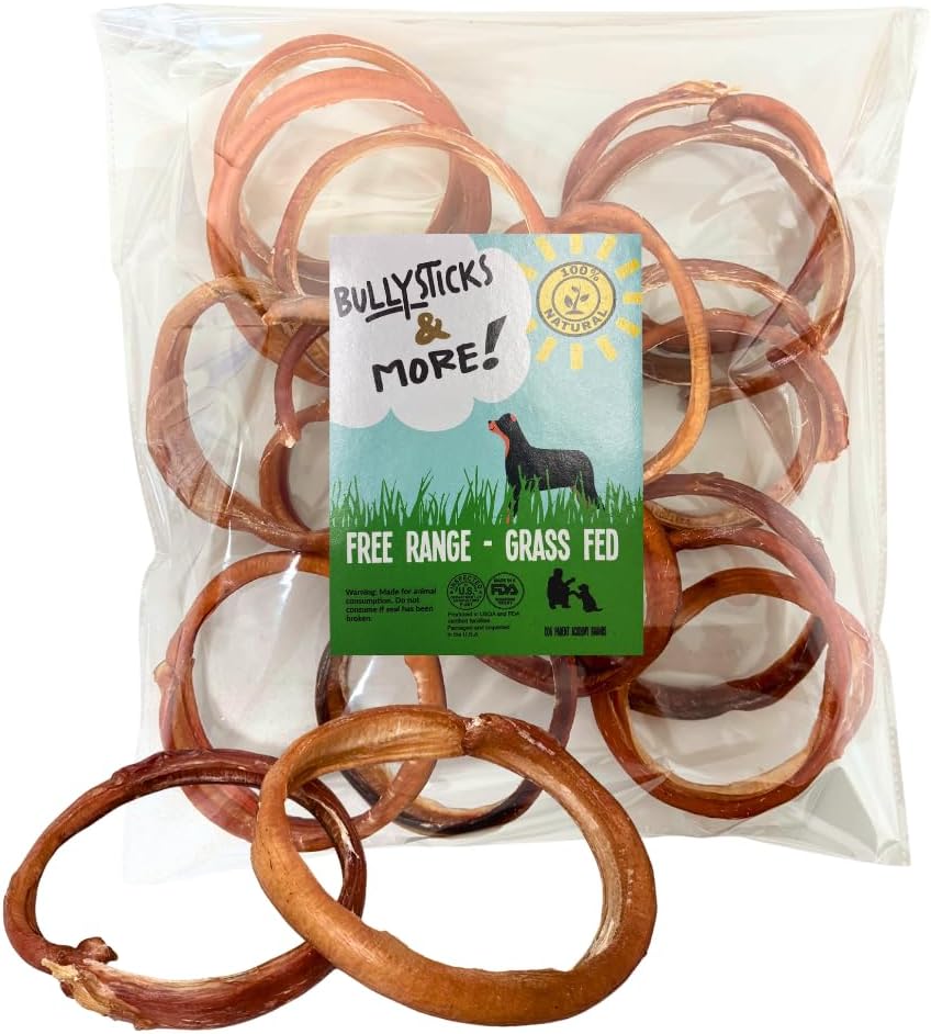 Natural single ingredient beef pizzle sticks for medium breed dogs