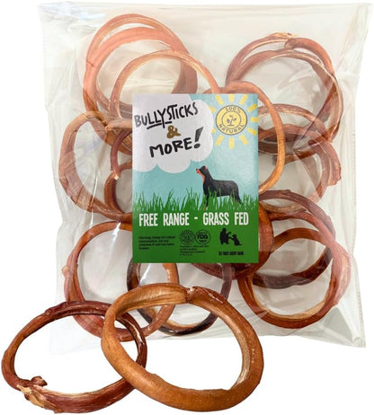 Natural single ingredient beef pizzle sticks for medium breed dogs