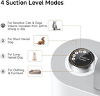 Mova G1 Pro pet grooming vacuum with seven specialized tools displayed