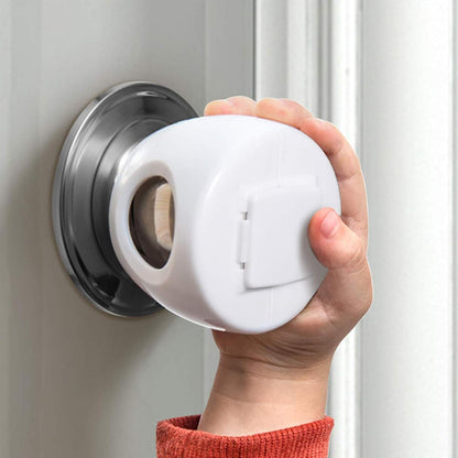 Betertek door knob safety cover set of four front view