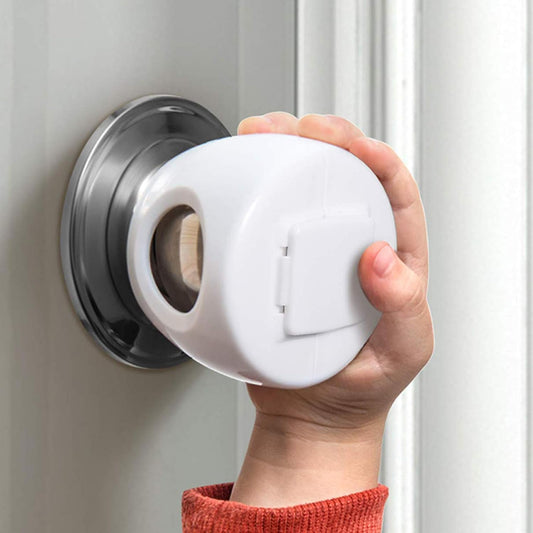 Betertek door knob safety cover set of four front view