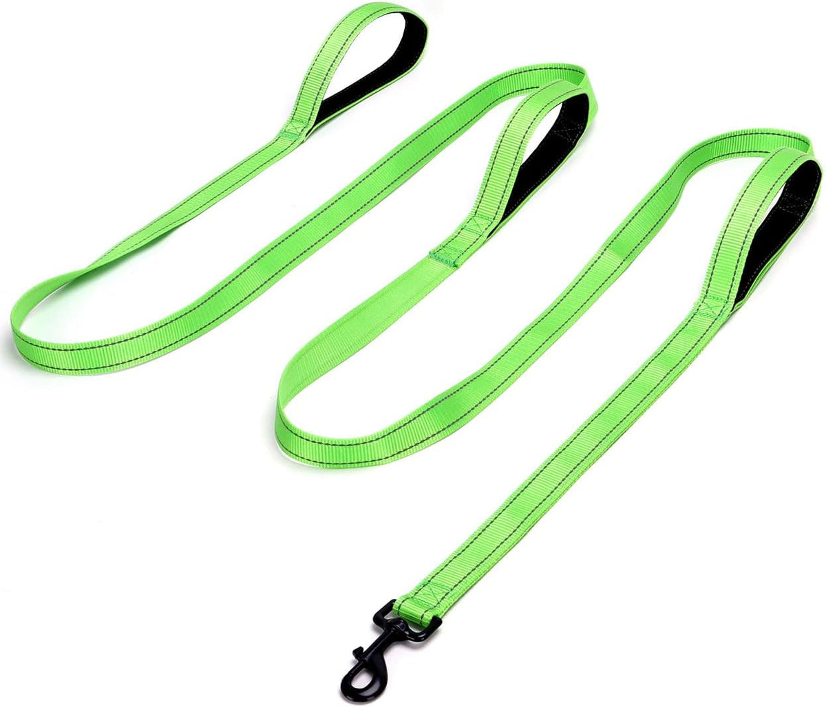 3 Handle Dog Leash, 10FT Triple Handle Reflective Stitching with Padded Traffic Handles, Heavy Duty Training Pet Lead for Control and Safety (Black) - Image 14