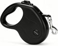AHTOHAA 10FT retractable dog leash front view in black
