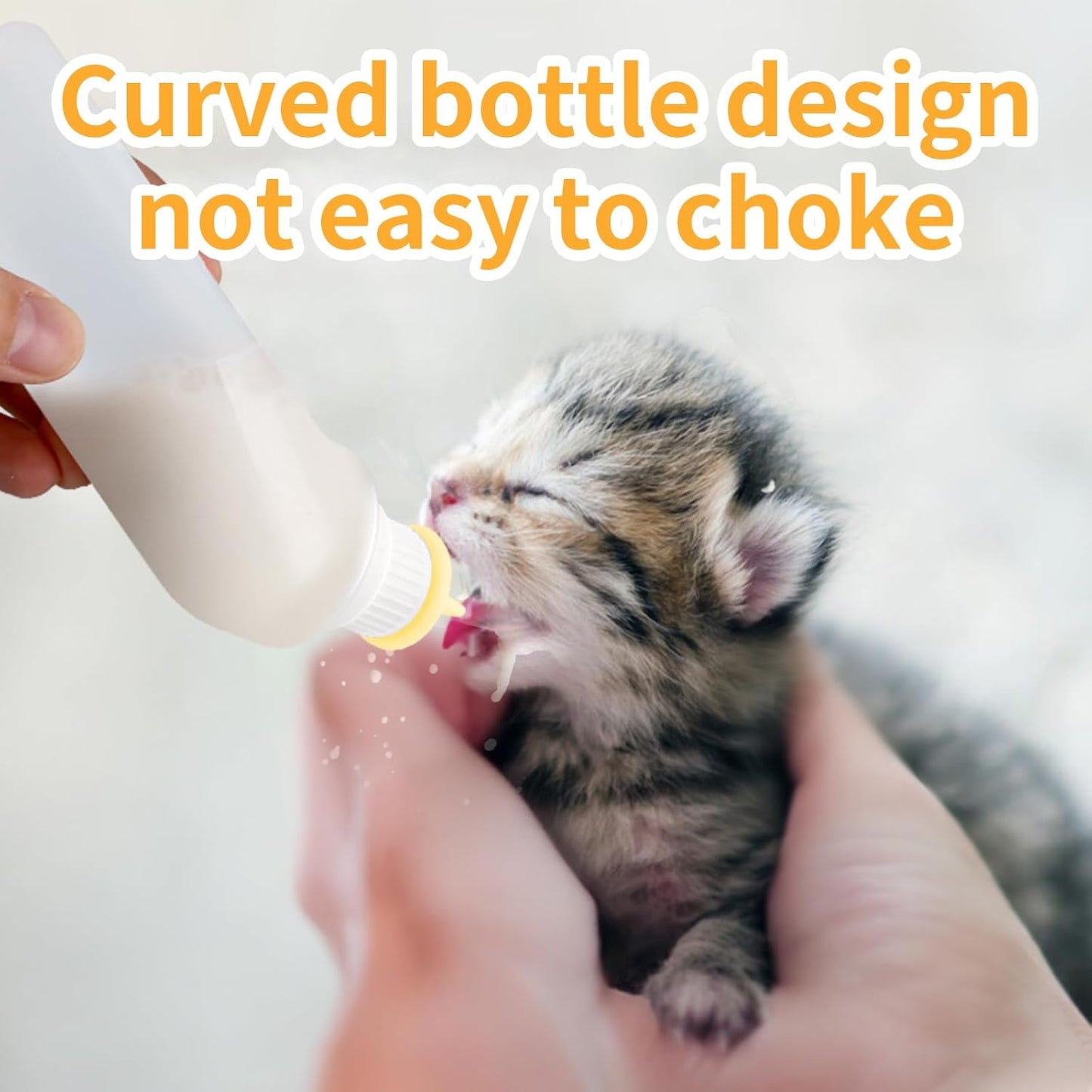 Anti choking newborn pet feeding bottle kit package contents