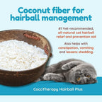 Bowl of wet cat food mixed with CocoTherapy coconut fiber topper