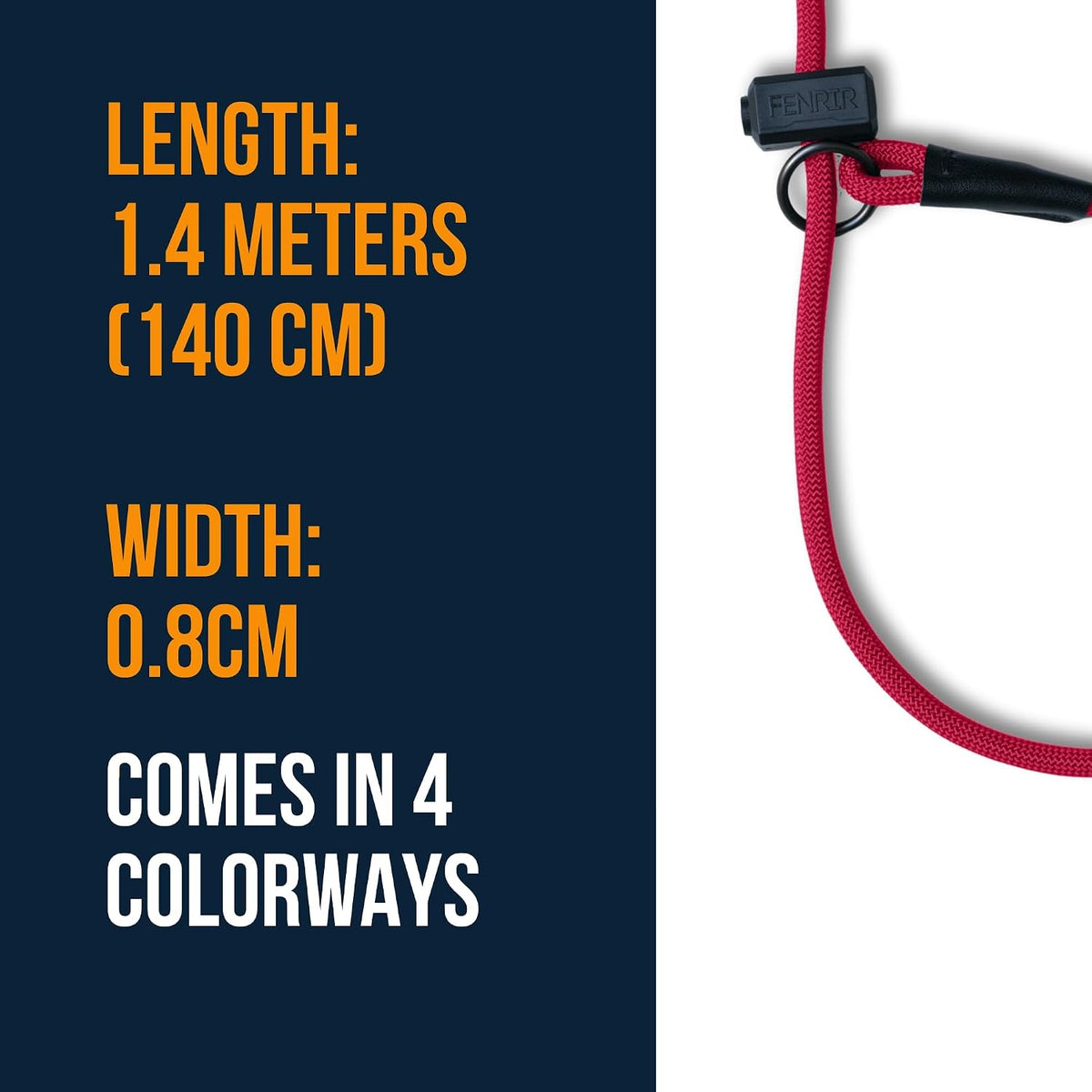 Lightweight heavy duty professional dog walking lead by Fenrir