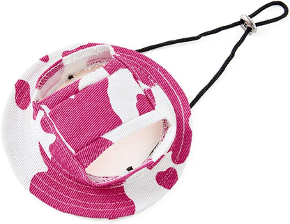 Size reference graphic for MaruPet dog sun hat