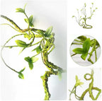 Flexible reptile tank climbing vine branch detail