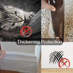 Protector applied seamlessly on a standard household wooden door