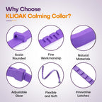 Natural chamomile and lavender infused cat collar reducing scratching behavior.