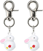 EXPAWLORER Pet Bells for Dog Cat Collar Charm - 2 Pack Cat Collar Accessories Bells Loud, Pet Jingle Ornament Training Pendant Neck Decoration Strawberry Shaped, Tracker for Saving Birds, Pink - Image 15