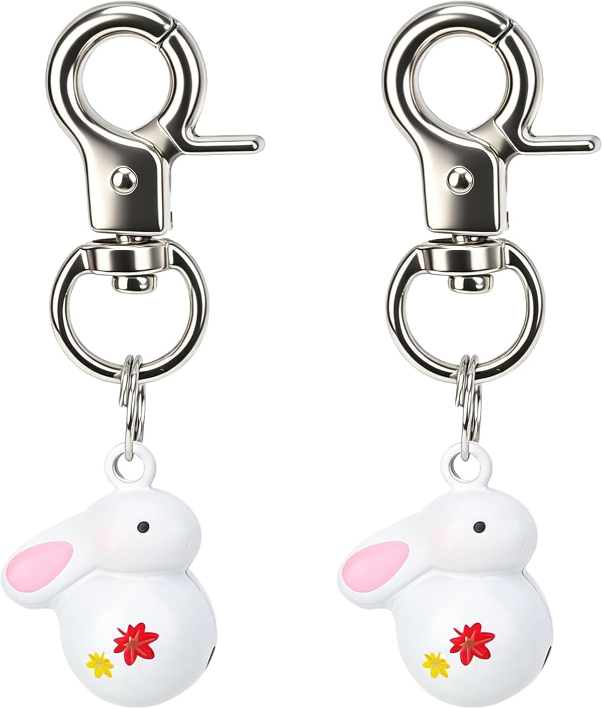 EXPAWLORER Pet Bells for Dog Cat Collar Charm - 2 Pack Cat Collar Accessories Bells Loud, Pet Jingle Ornament Training Pendant Neck Decoration Strawberry Shaped, Tracker for Saving Birds, Pink - Image 15
