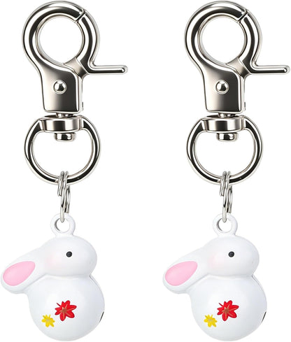 EXPAWLORER Pet Bells for Dog Cat Collar Charm - 2 Pack Cat Collar Accessories Bells Loud, Pet Jingle Ornament Training Pendant Neck Decoration Strawberry Shaped, Tracker for Saving Birds, Pink - Image 15