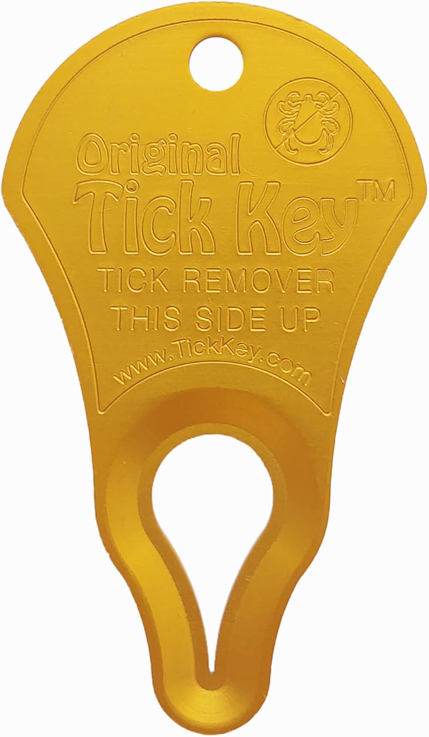 Flat profile design of the original tick key
