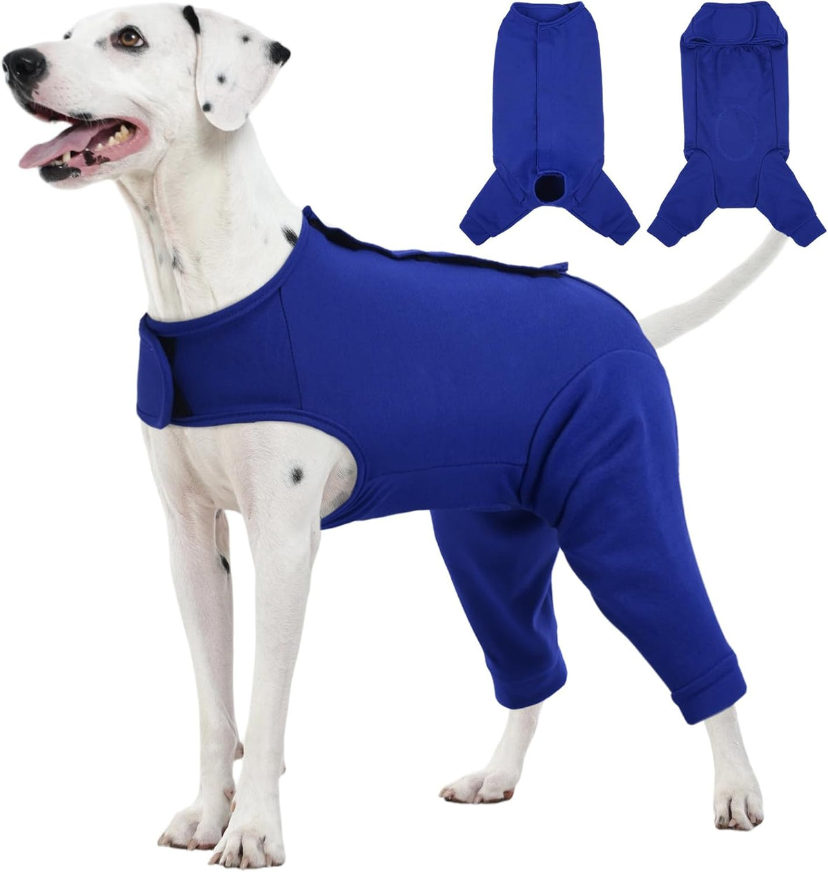 Kuoser adjustable magic sticker closure pet bodysuit
