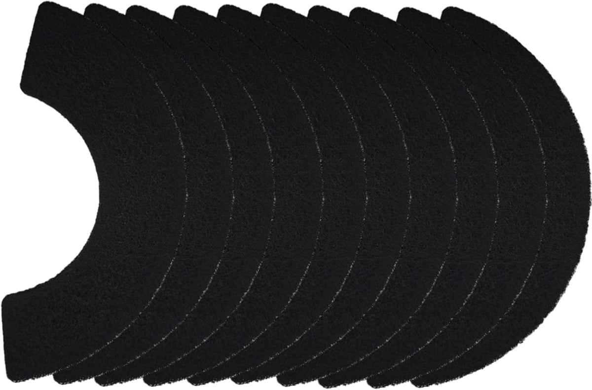 MEDUWEDU 10-Pack 4.5" x 6.5" Carbon Filter Pads for Covered Cat Litter Boxes - Odor Control Replacement Liners for Enclosed Litter Systems - Image 10