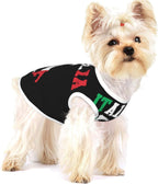 Vintage Uruguay Flag Uruguayan Pride Dog Shirts Sleeveless Puppy Cotton T-Shirts Breathable Dog Clothes Pet Apparel Tank Top Pullover Doggy Cozy Canine Wear for Small Dogs Cats Red Small - Image 12