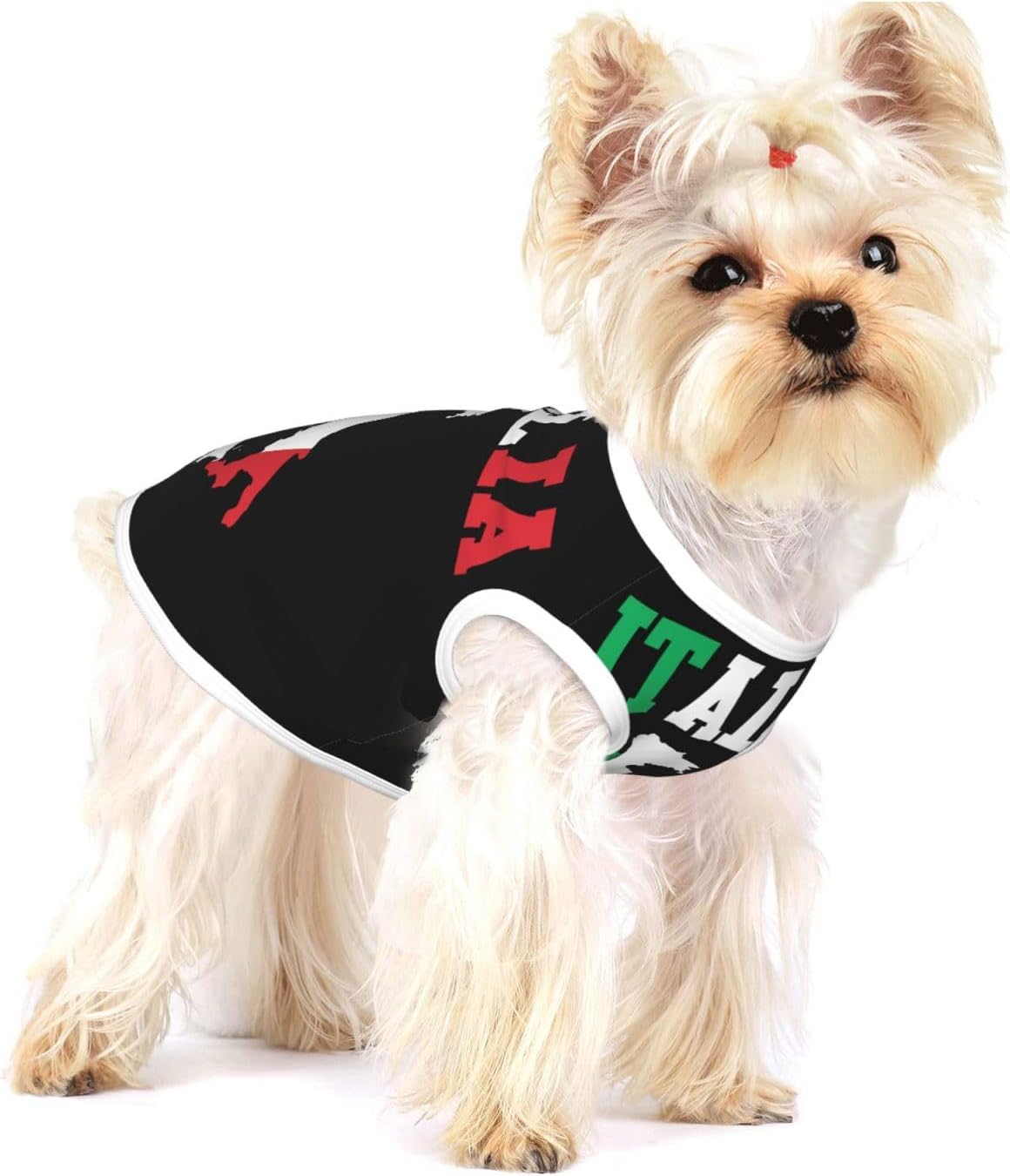 Vintage Uruguay Flag Uruguayan Pride Dog Shirts Sleeveless Puppy Cotton T-Shirts Breathable Dog Clothes Pet Apparel Tank Top Pullover Doggy Cozy Canine Wear for Small Dogs Cats Red Small - Image 12