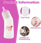 BPA free silicone pet nursing kit for kittens and small wildlife