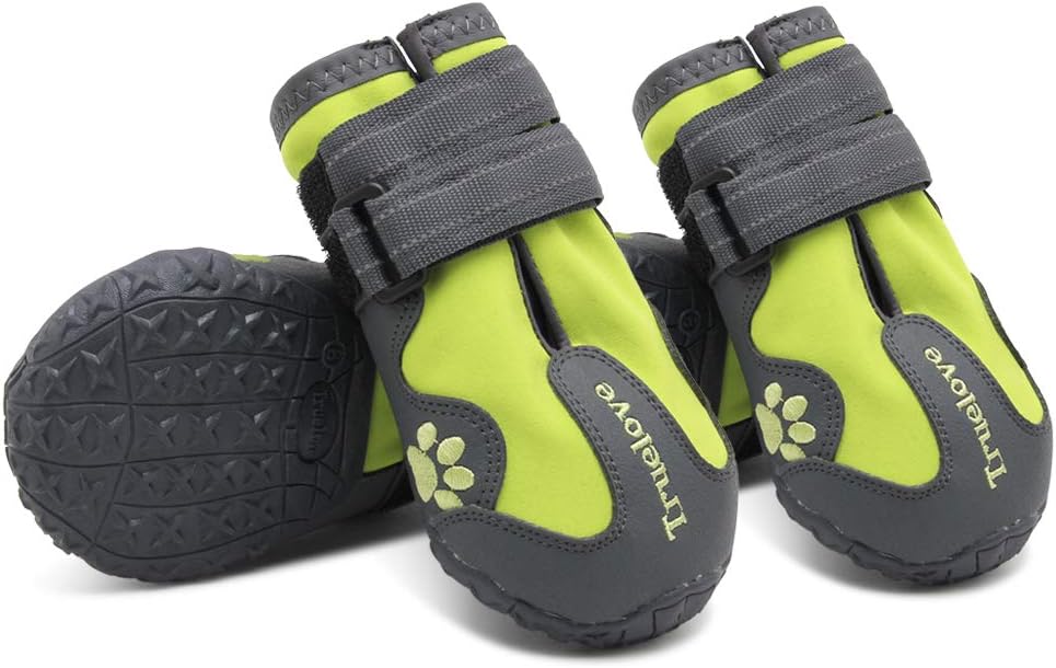 Truelove Dog Boots,Waterproof Pet Shoes with Reflective Straps for Paw Protectors Small Medium Large Dog Summer Winter Snow Outdoor Walking - Image 10