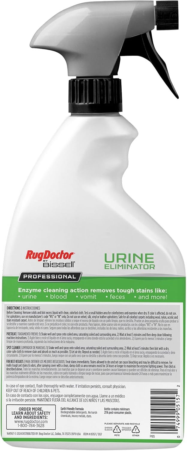 Rug Doctor by Bissell urine eliminator for car upholstery
