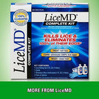 LiceMD 100 percent effective lice and egg removal kit with instructions