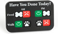 Yauyik dog feeding reminder magnetic sticker front view