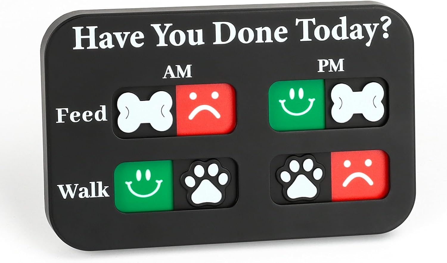 Yauyik dog feeding reminder magnetic sticker front view