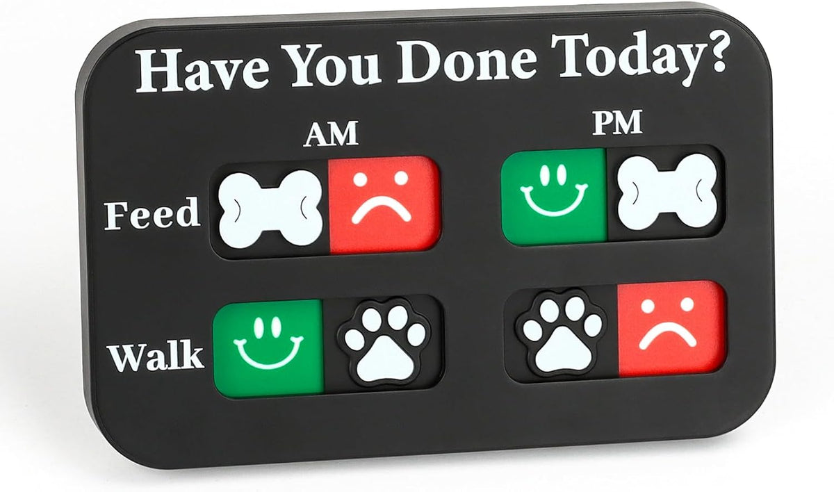 Yauyik dog feeding reminder magnetic sticker front view