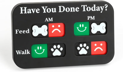 Yauyik dog feeding reminder magnetic sticker front view