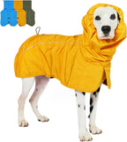 Tuff Pupper Waterproof Dog Raincoat | Full-Body Windproof Rain Jacket for Dogs | Reflective Strips | Breathable Mesh Lining | Adjustable Fit | Leash Port | Small Medium Large XL XXL Dogs (Blue, XS) - Image 14