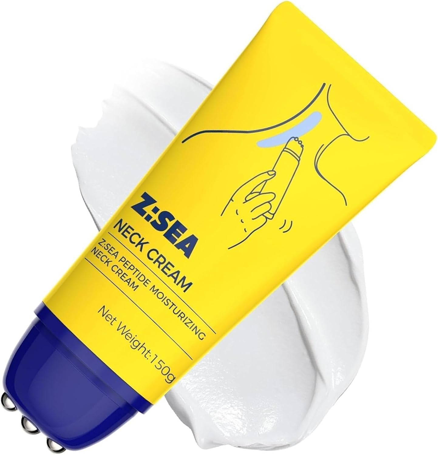 Z:SEA Neck Firming Cream with Roller front view