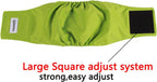 Adjustable hook and loop fasteners on the vecomfy male puppy diaper band