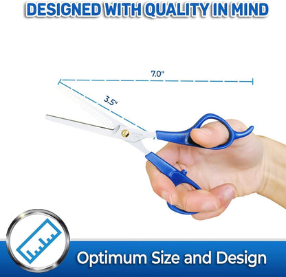 Premium surgical stainless steel dog scissors set for home grooming
