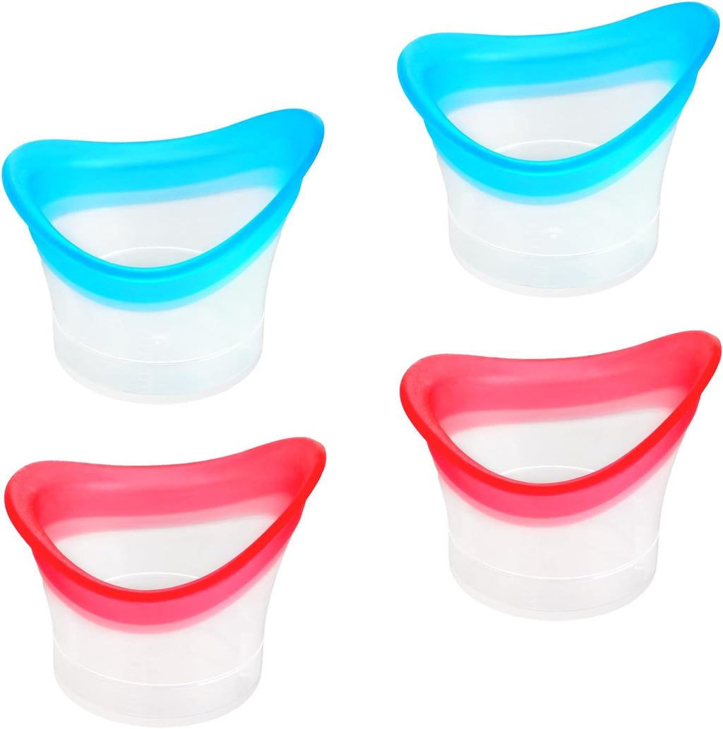 WY LIGHTING LEVEL silicone eye wash cup 4 piece kit front view