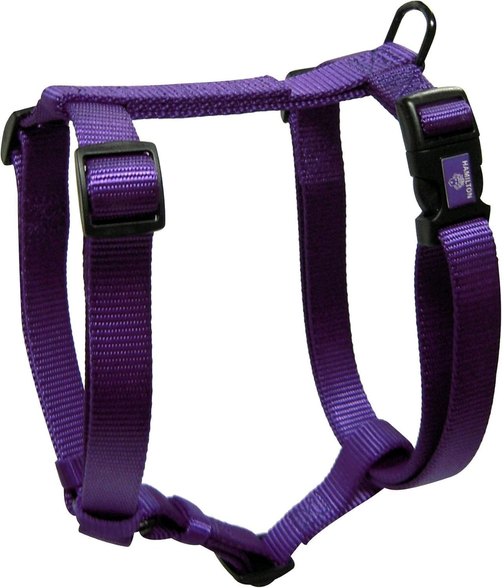 Hamilton Adjustable Comfort Nylon Dog Harness, Purple, 5/8" x 12-20" - Image 15