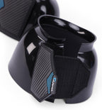 ARMA equestrian overreach boots showing double sided touch close straps close up