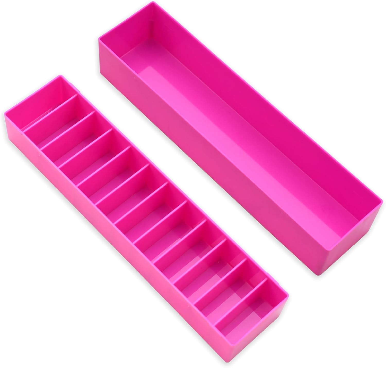 BarberMate 12-Slot Clipper-Blade Caddy front view pink professional organizer