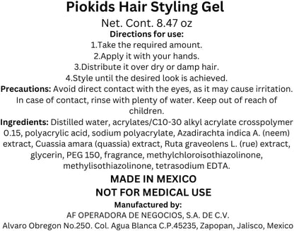 Authentic Piokids hair care for school kids